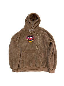 Mocha Latte Sherpa Animal Hoodie