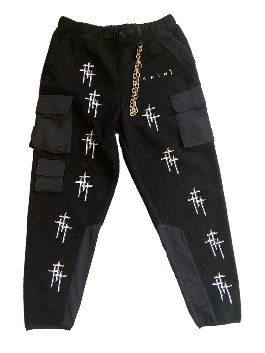 1/1 Black Fleece Multi-Pocket SweatPants