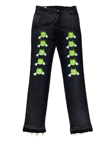 STONE GREY SLIME DEMON DENIM