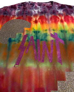 1/1 Easter Cracked Egg MultiColor Dyed Tee
