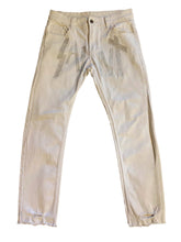 Load image into Gallery viewer, Classic Logo Pure White Rhinestone Denim
