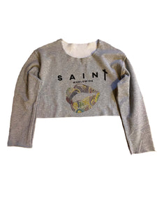 W Cropped 360 Lounge Crewneck
