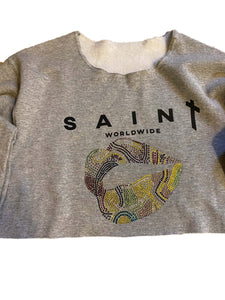 W Cropped 360 Lounge Crewneck