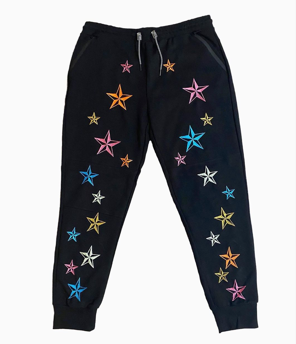 Black Nautical Lounge Jogger