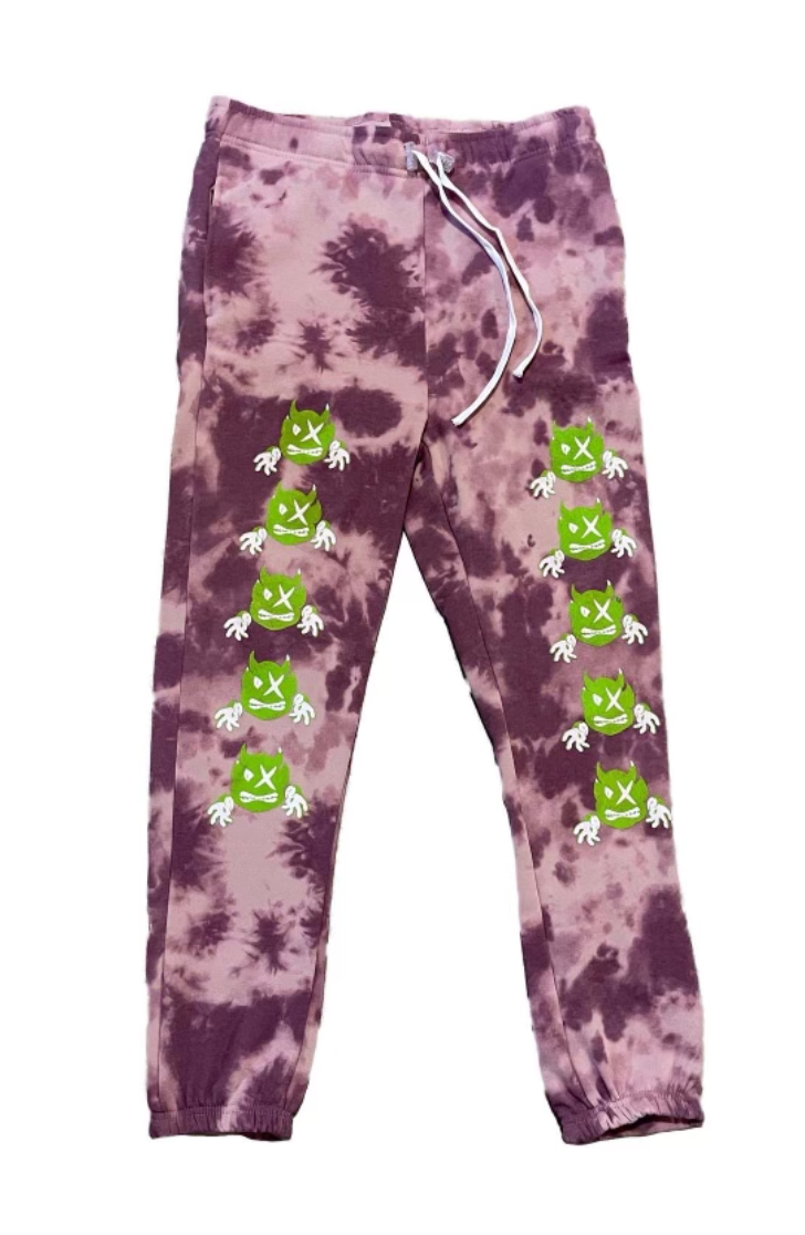 Strawberry Dye Demon Lounge Jogger