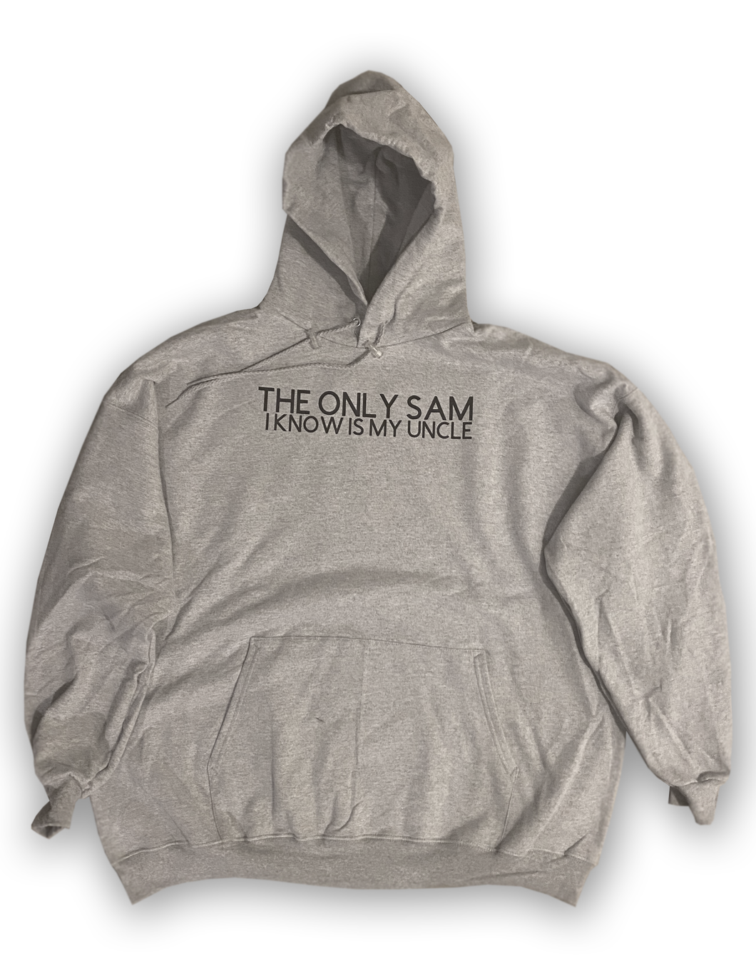Ash Grey Famous Uncle Sam Hoodie